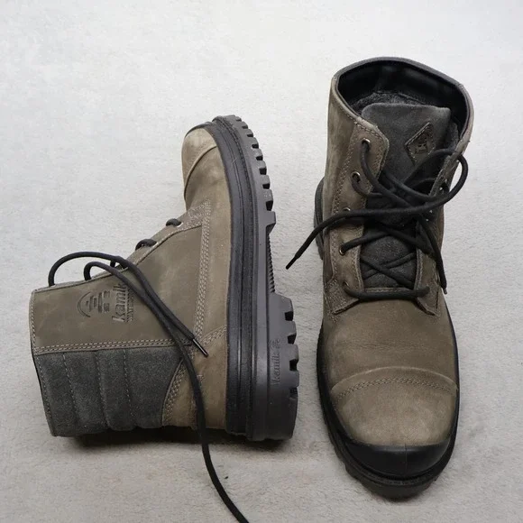 Kamik Mens 12 Work Boots Brown Griffon Insulated 3MLeather Rugged Outdoor Winter