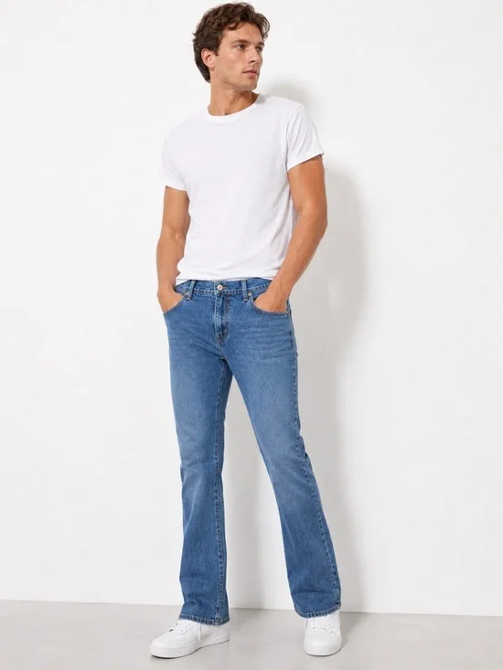 Levi’s 505 Regular Fit Jeans 38x32 Medium Wash Straight Leg Denim Streetwear