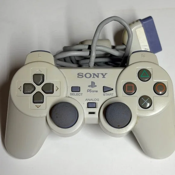 Sony PSone DualShock Controller SCPH-110 & Performance Mega Memory Card untested