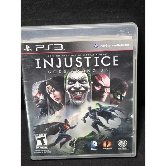 Injustice Gods Among‎ Us Sony PS3 PlayStation 3 DC Comics Fighting Game T Rated