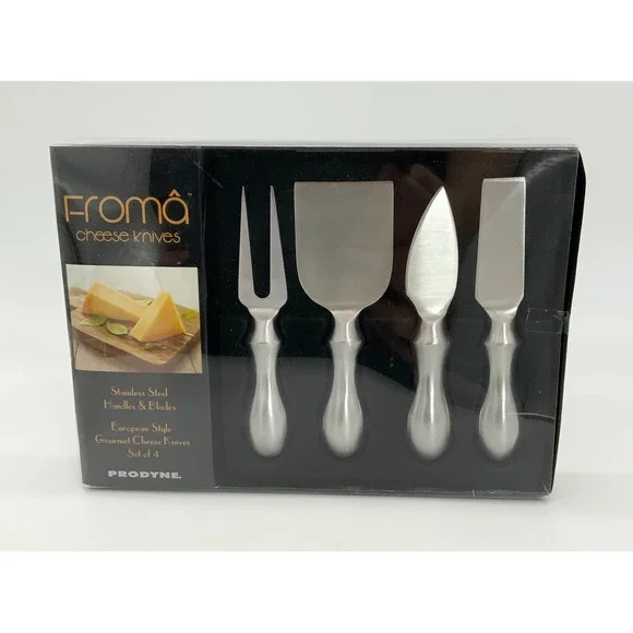 Fromâ Gourmet Cheese Knives Set Of 4 Stainless Steel‎ Cheese Knife Gift Set