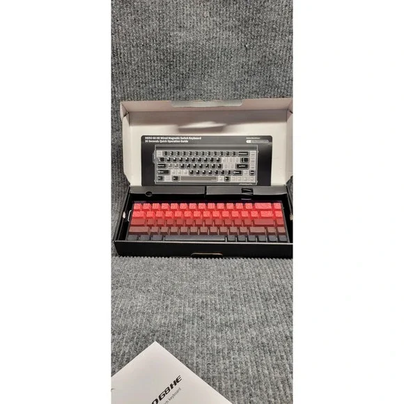 Aula Hero 68‎ HE Magnetic Switch Wired Gaming Keyboard Red Gradient 65% Layout