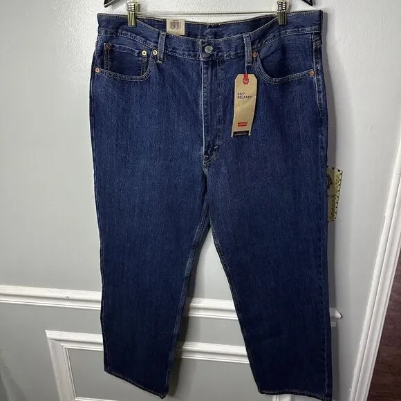 Levi's 505 Regular Fit Straight Leg Jean Stretch Men's Size New 40x30