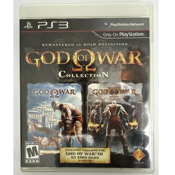 God of War Collection - Sony PS3 - CIB - Complete HD Remaster Tested‎ Working