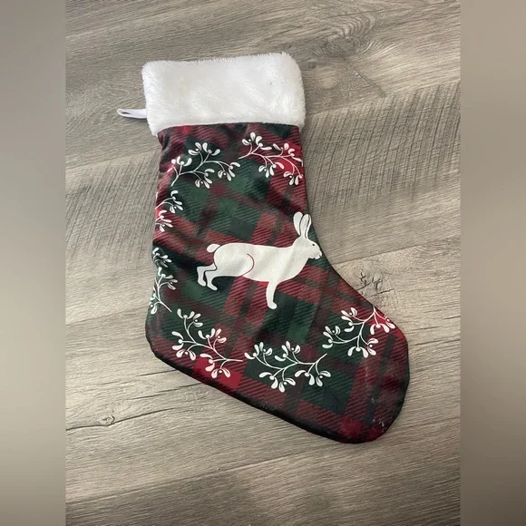 Christmas Rabbit Stocking