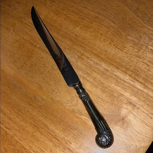 Cheltenham and Company Sheffield England Silverplate Meat Carving Knife 14 1/2