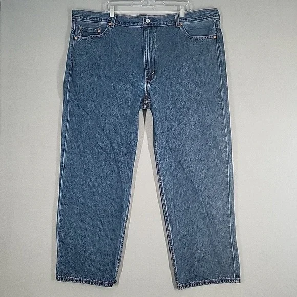 Levi's 550 Jeans Men's 48x30 Blue‎ Cotton Denim Relaxed Fit Straight Leg Casual