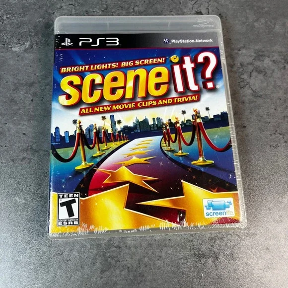 Scene It? Bright Lights! Big‎ Screen! Sony PlayStation 3 PS3 Game New Sealed