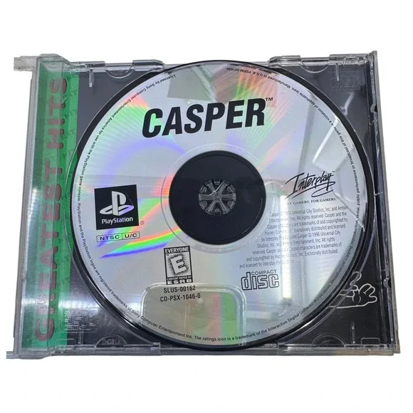 Casper Sony PlayStation 1 PS1 Greatest Hits SLUS-00162 Interplay 1996