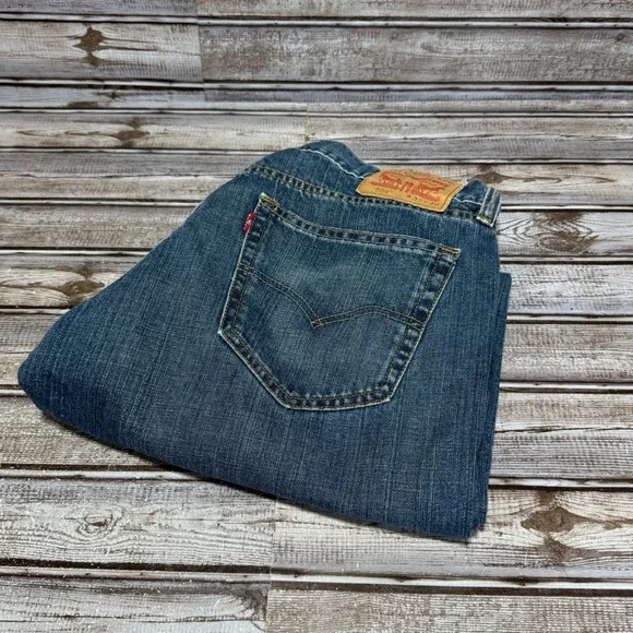 Levi's 559 Relaxed Straight Jeans Mens 33x29 Actual Blue Denim Classic Fit