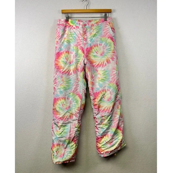 The Place Tie Dye Snow Pants Lined Winter Ski Pants‎ Girls Size 16