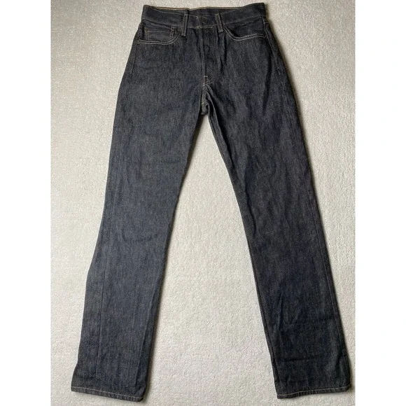 Levi's 501 Original Fit Button Fly Jeans Men's 29x34 Measured 28x32.5 Black