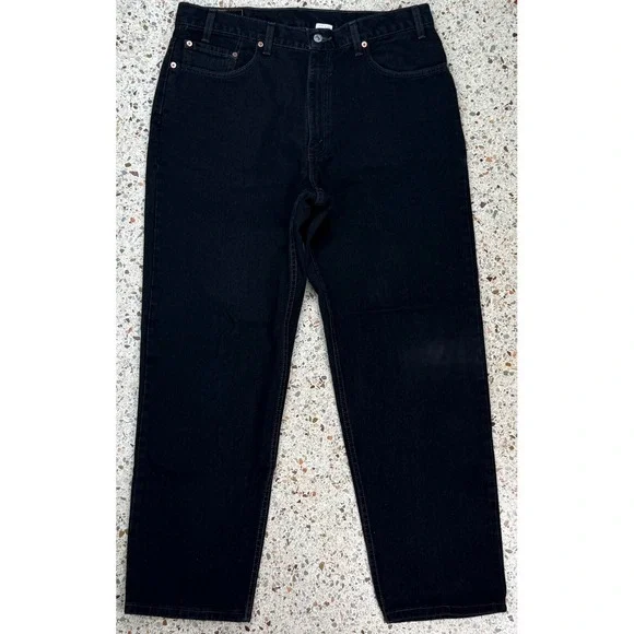 Levi's 505 Men's Vtg Black Made‎ In USA Denim Jeans Size 38x30