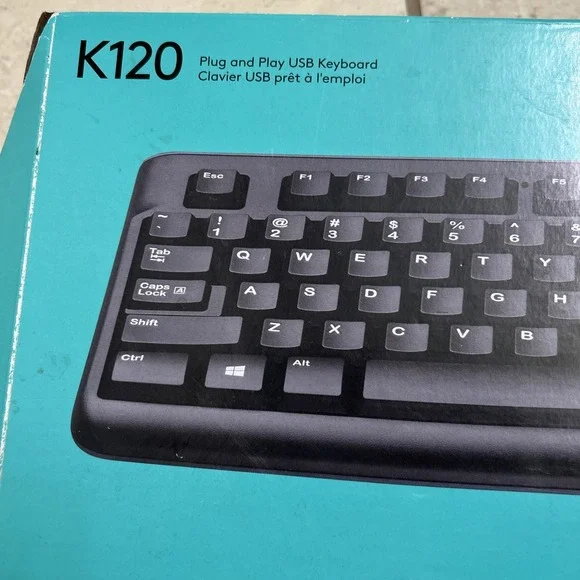 Logitech -‎ K120 Full-size Wired Membrane Keyboard for PC
