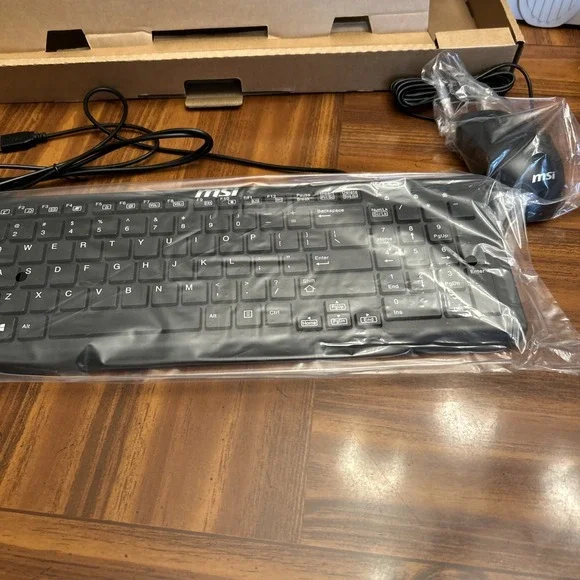 msi keyboard‎ and mouse Black New