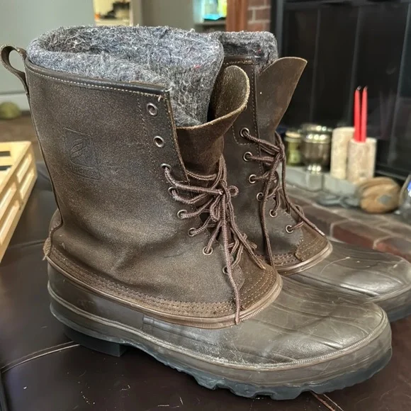 LaCrosse Brown Rain & Snow Boots with Durable Leather Uppers