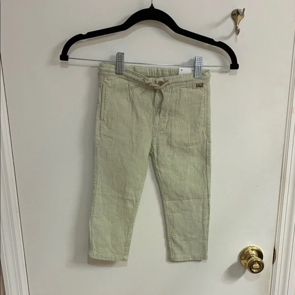 NWT Mayoral Light Green Kids Chino Casual Bottoms Sz 24 mos