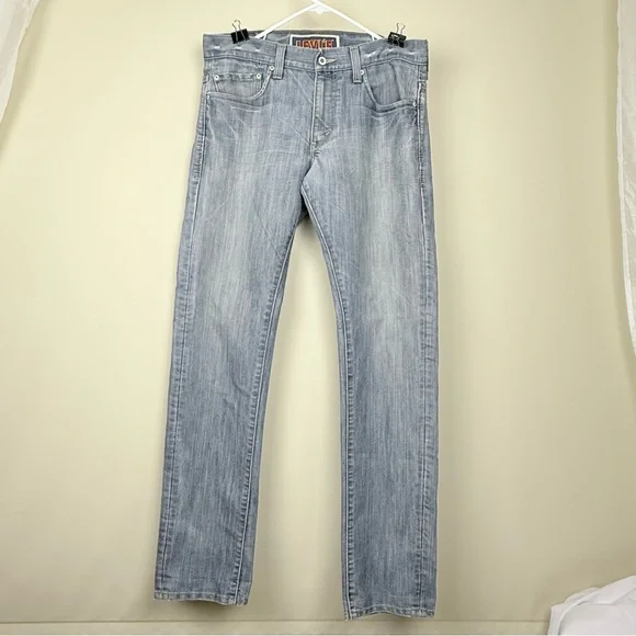 Vintage Men's Levi's Original 511 Skinny Jeans Medium Wash Size 34x32 Light blue