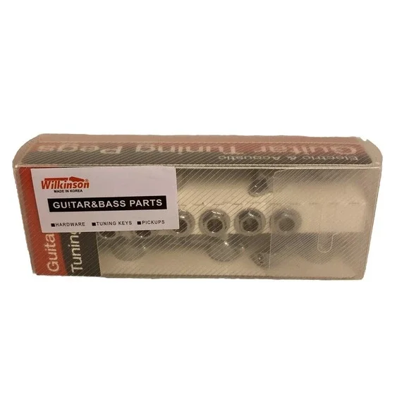Wilkinson Ez Post Guitar Tuning Keys Chrome Guitar Or Base 6 String‎ NIB New