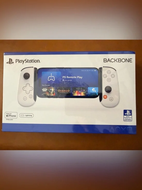 Sony Backbone Mobile Controller - White and Blue Packaging