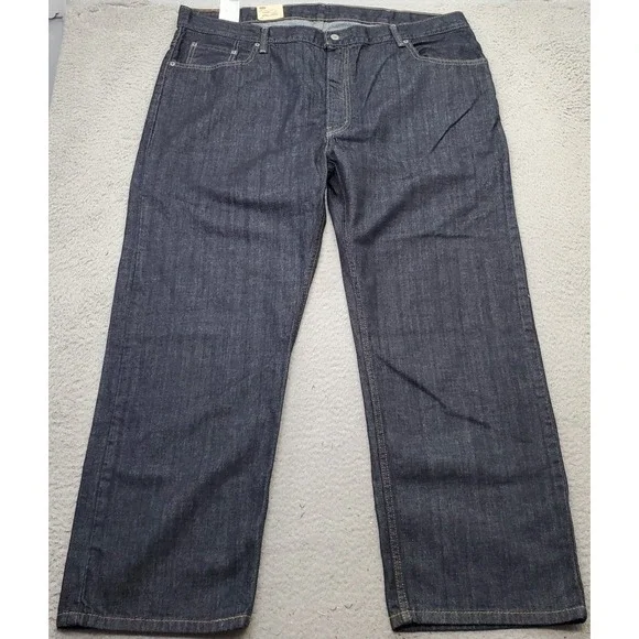 Levi's 559 Straight Leg Jeans Mens 44x30 Blue Relaxed Fit‎ Red Tab Single Stitch