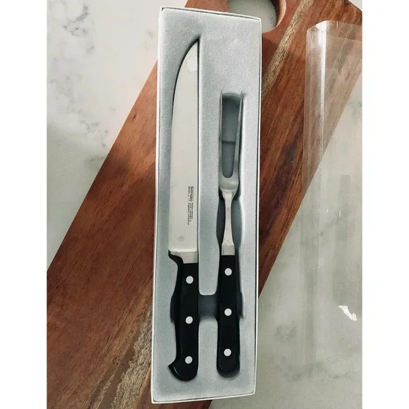 Solingen Carving Knife Set Stainless Germany Rostfrei Eisgehartet‎ NWB