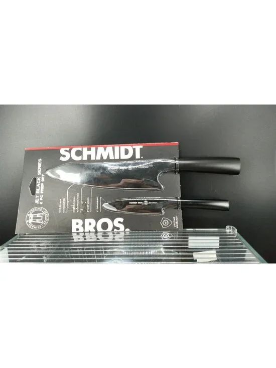 Schmidt Bros. Jet Black Series 2-Piece Knife Set