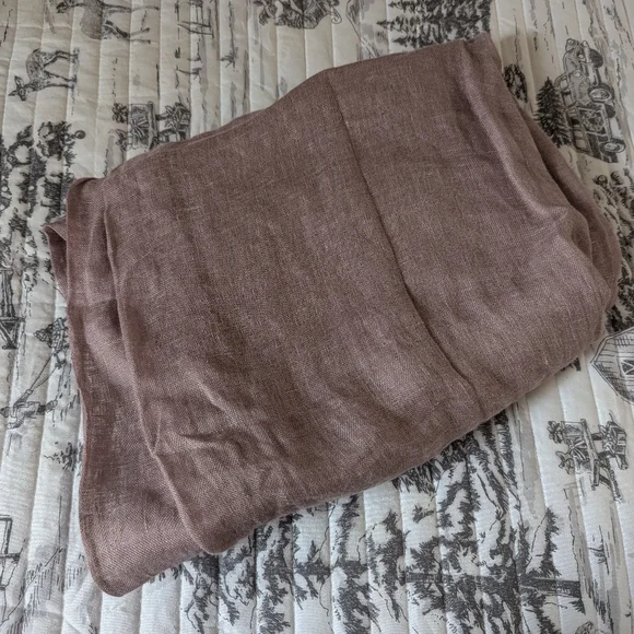 100% linen curtain panel fieldcrest luxury