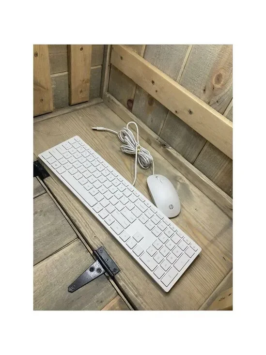 𝅺hp 928517-001 White Cheddar Keyboard & 928513-001 Mouse Combo, USB