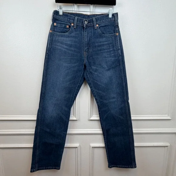 Levis Western Fit Jeans Mens‎ 30x32 Dark Wash Straight Leg Denim Water Less