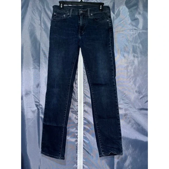 Levis 511 Mens Slim Fit Jeans Dark Wash Stretch Denim Size 30x32