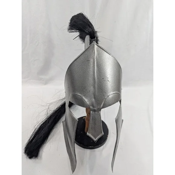 Spartan Warrior‎ Helmet Armor Achilles Troy Metal Black Large Heavy