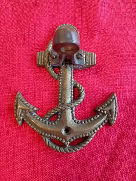 Vintage Brass Anchor, 4