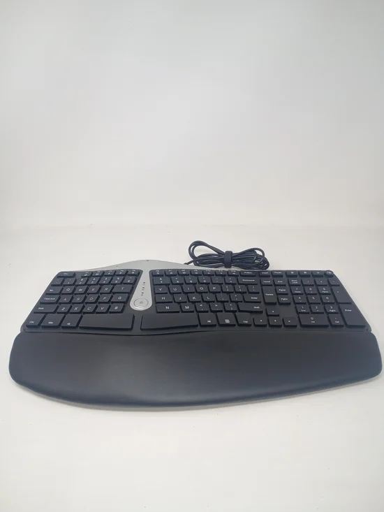 NuleaMicrosoft Ergonomic Wired Keyboard with Palm Rest - Black