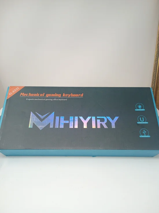 MIHIYRY Mechanical Gaming Keyboard - Black & Teal