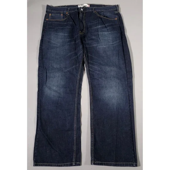 Levi's 559 Relaxed Straight Jeans Mens 40x30 Dark Wash Blue Denim Vintage