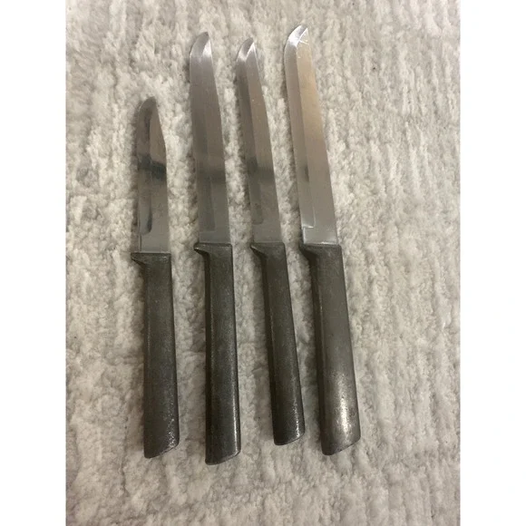 Set of 4 Stainless Steel Table Knives Utensils Kitchen Dining Tools‎