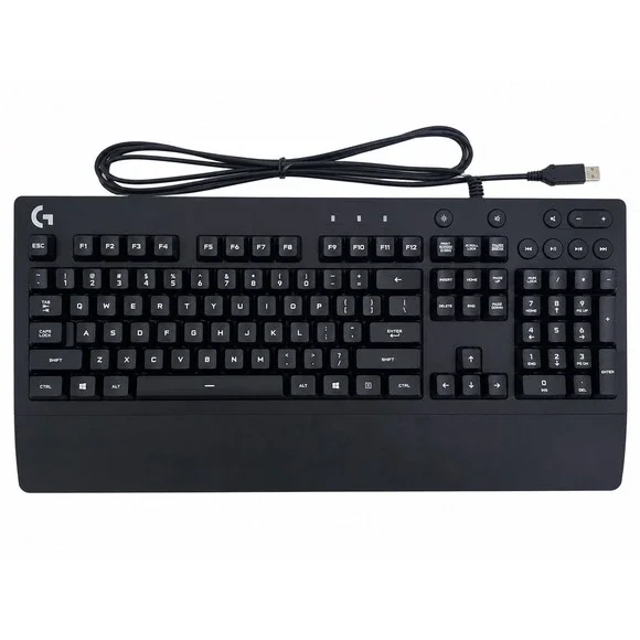 Logitech G213 Prodigy RGB Gaming Keyboard Black Wired USB Spill-Resistant
