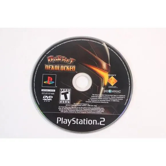 Ratchet: Deadlocked (Sony PlayStation 2 PS2) Authentic, disc only, Tested