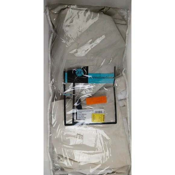 EFF Heritage Plush Velvet Room Darkening Grommet Curtain 2 Panels 50x84 #CT130
