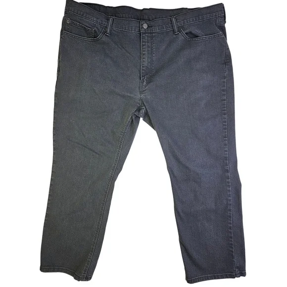 Levis 541 Athletic Taper Mens Jeans 46x29 Dark Gray Charcoal Stretch 187570019