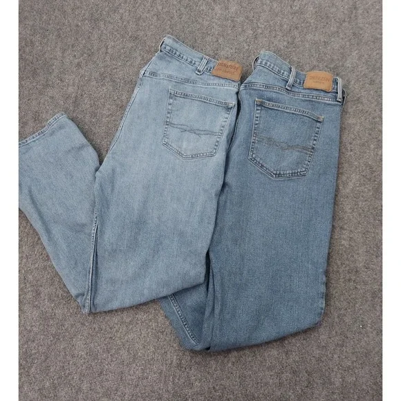 Lot 2 Levis Jeans Mens 40x32 Blue Denizen 218 Straight Relaxed Medium Wash