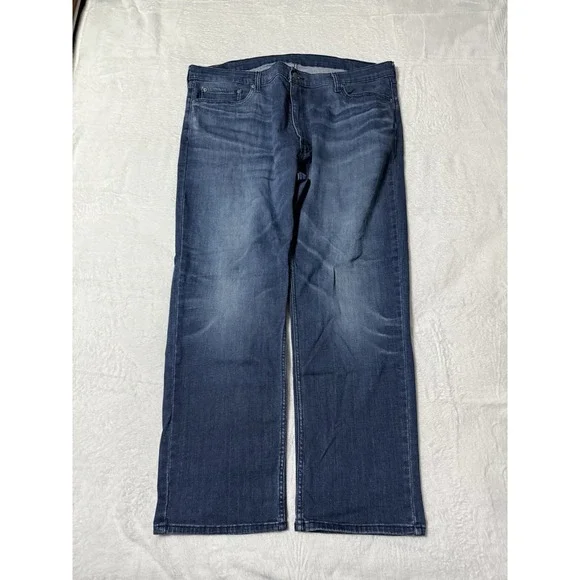 Levis 559 Jeans Mens 40x28 Blue Relaxed‎ Straight Mid Rise Medium Wash