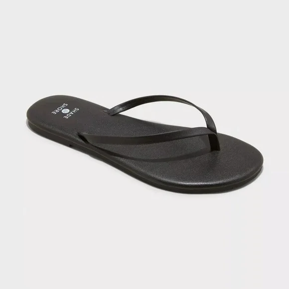 Women's Sandals by Shade & Shore Cali Black Size 10 New With Tags