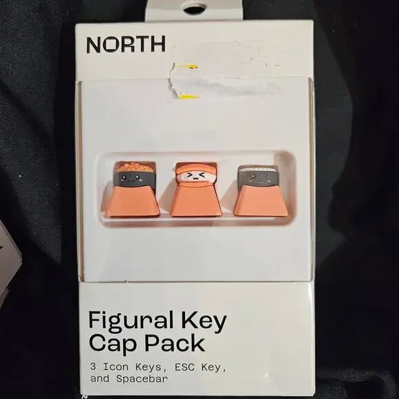 figural Key Shushi cap pack 3 Icon key, ESC key, and spacebar