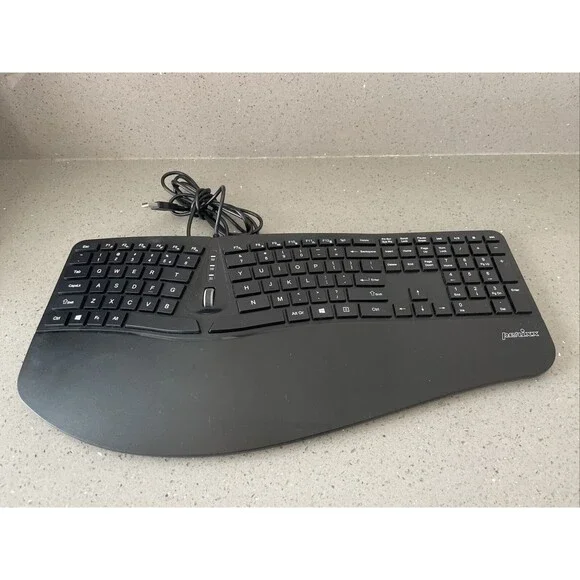 Perixx PERIDUO-505 Wired USB Ergonomic Split Keyboard ONLY Tested Working