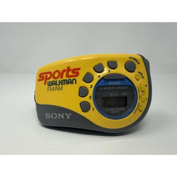 Sony Sports Walkman SRF-M78 Portable AM FM Radio Arm Band Tested (See Video)