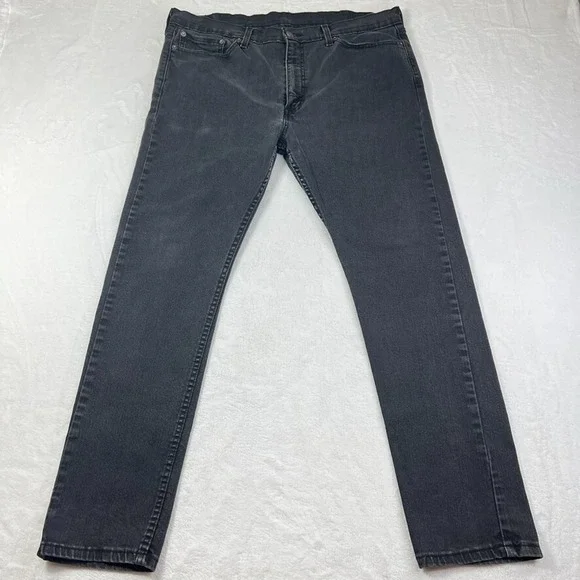 Levis 510 Jeans 33x32‎ (Act 31x30) Black Slim Fit Skinny Tapered Grunge Hip Hop