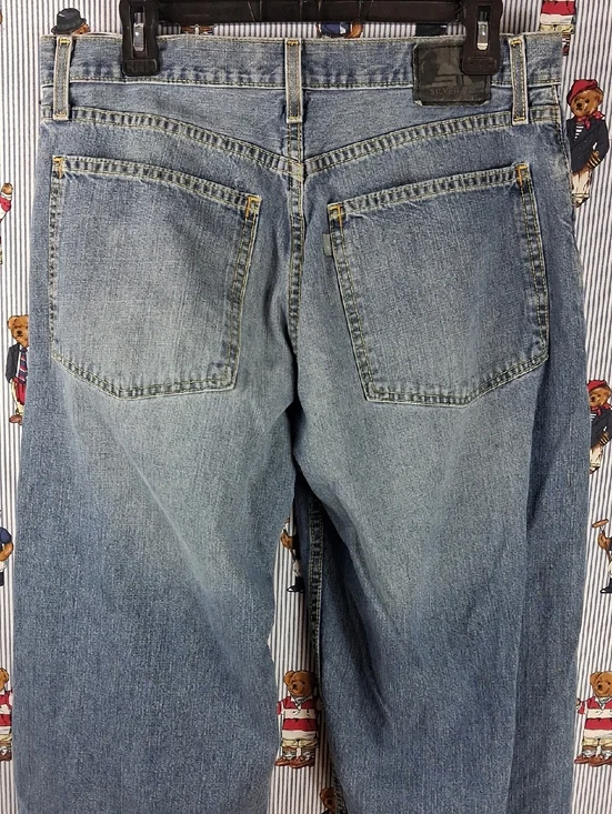 Y2k Vintage Levi's Silver Tab Baggy Fit Med Wash Fade Mens 33/34 Casual Jeans