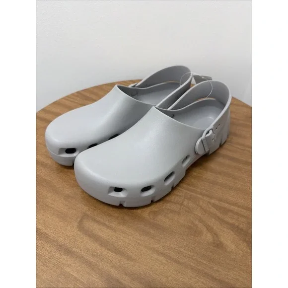 Birkenstock Mens Birki Flow EVA clog Stone Coin 44 (US 11-11.5) slip on